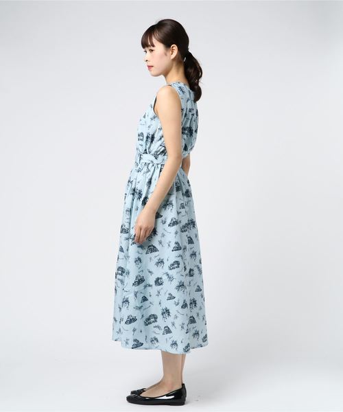 axes femme（アクシーズファム）の「ヌーベルジュイ柄ワンピース