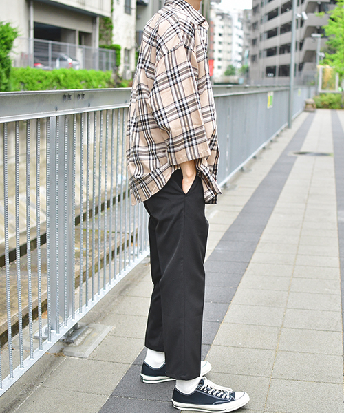 kutir（クティール）の「【ウルトラルーズシルエット】ハーフスリーブシャツ（シャツ/ブラウス・メンズ・チャコールグレー/ベージュ/ネイビー・MEDIUM/LARGE）」の8枚目の写真