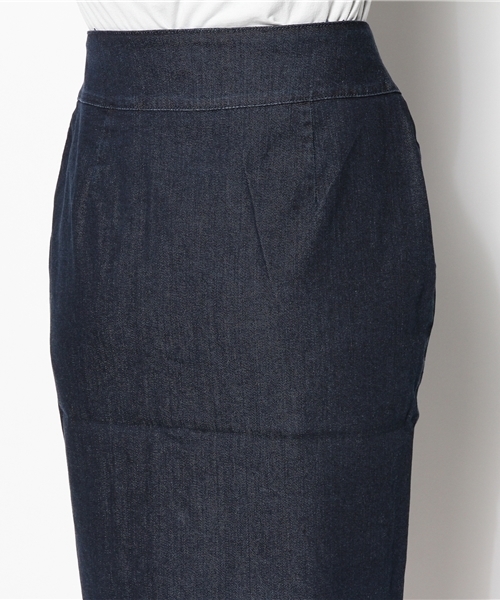 smork（スモーク）の「デニム タイトスカート（デニムスカート・レディース・ネイビー系/ブルー系・36/38）」の5枚目の写真