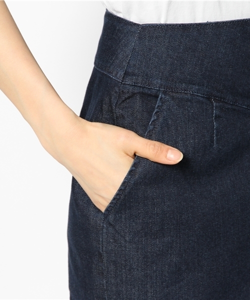 smork（スモーク）の「デニム タイトスカート（デニムスカート・レディース・ネイビー系/ブルー系・36/38）」の4枚目の写真