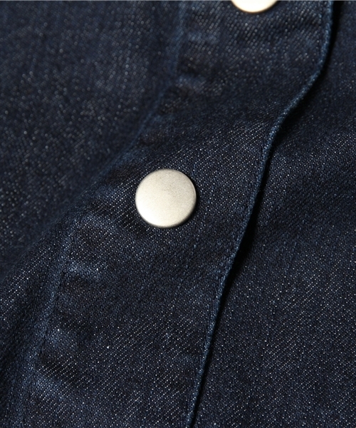 smork（スモーク）の「デニム タイトスカート（デニムスカート・レディース・ネイビー系/ブルー系・36/38）」の11枚目の写真