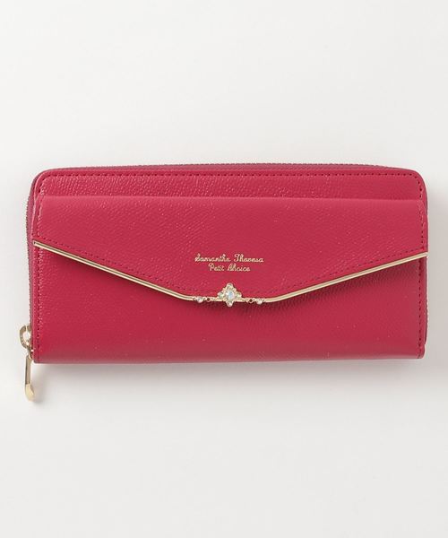 ビジューバー金具 ラウンドジップ長財布 財布 Samantha Thavasa Petit Choice サマンサタバサ プチチョイス のファッション通販 Zozotown