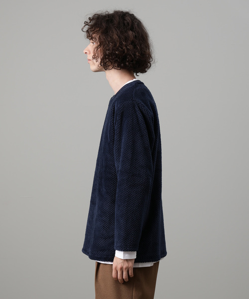 JUNRED(ジュンレッド)の「パイナップルフリースアンサンブル(アンサンブル・メンズ・ブラック/ベージュ/ネイビー/レンガ・S/M/L)」の5枚目の写真