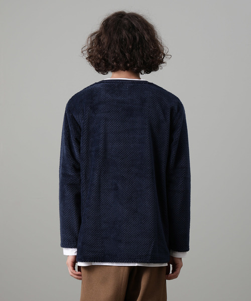 JUNRED(ジュンレッド)の「パイナップルフリースアンサンブル(アンサンブル・メンズ・ブラック/ベージュ/ネイビー/レンガ・S/M/L)」の6枚目の写真