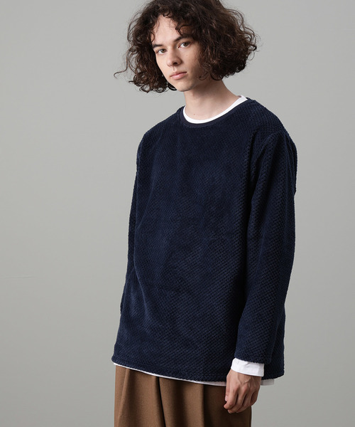 JUNRED(ジュンレッド)の「パイナップルフリースアンサンブル(アンサンブル・メンズ・ブラック/ベージュ/ネイビー/レンガ・S/M/L)」の11枚目の写真