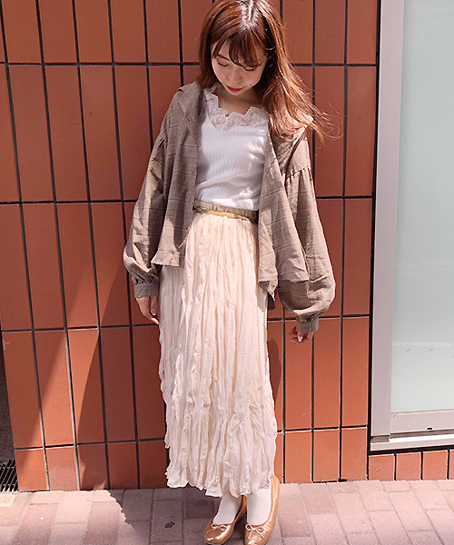 apres jour(アプレジュール)の「スカラップレースリブロンT【ZOZOTOWN限定アイテム】(Tシャツ/カットソー・レディース・ブラック/オフホワイト/モカ・フリー)」の20枚目の写真
