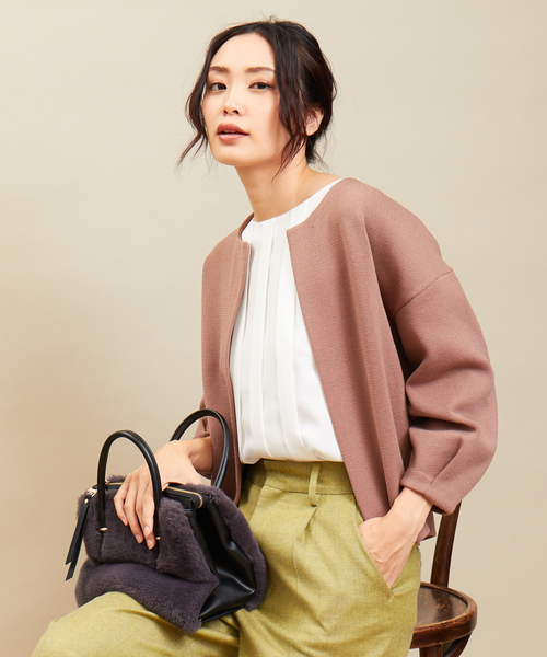 フォルムニットジャケット