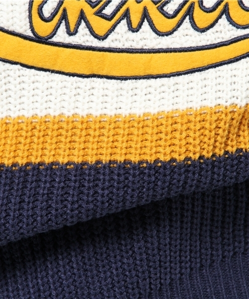 WEGO(ウィゴー)の「WEGO/ジャガ-ドワッペンニット(ニット/セーター・レディース・ネイビー/ライトピンク/ブラック・FREE)」の9枚目の写真