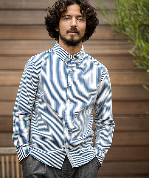 CAMBIO�i�J���r�I�j�́ums4055-�p�^�[���u���[�h�{�^���_�E��L-S�V���c�i�V���c/�u���E�X�j�v�b�u���[