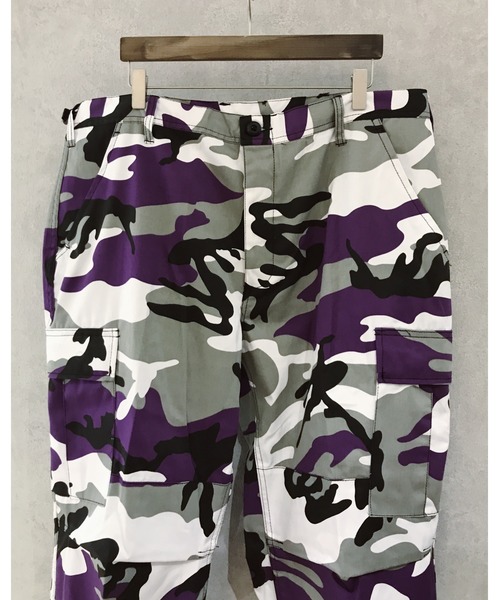 ROTHCO（ロスコ）の「ROTHCO(ロスコ) / BDU カモフラージュワイドカーゴパンツ/カモ/カーゴ（カーゴパンツ・メンズ・グリーン系その他/ベージュ系その他/グレー系その他/パープル系その他/ベージュ系その他2・XL/XS/S/M/L）」の9枚目の写真