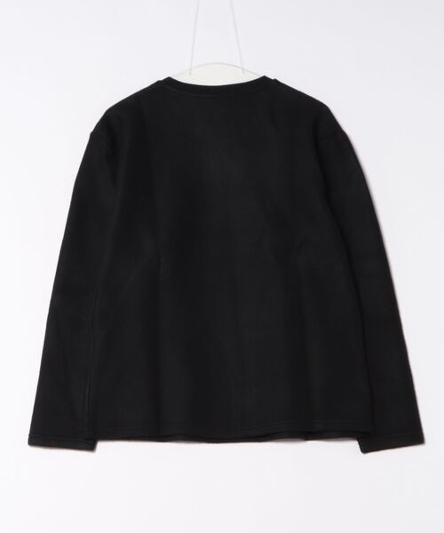 TRAP/U (トラップユー)の「【69】ロングスリーブ クルーカットソー(Tシャツ/カットソー・レディース・ホワイト/ブラック/ベージュ/カーキ・LARGE/MEDIUM)」の5枚目の写真