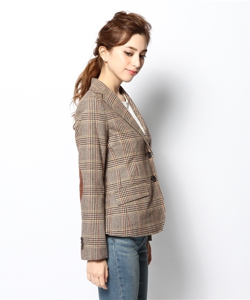 Beams レディースジャケット BEAMS BOY ジャケット テーラードジャケット ピンストライプ