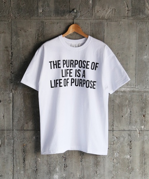 blank by words(ブランクバイワーズ)の「「THE PURPOSE OF」 TEE(Tシャツ/カットソー・メンズ・ホワイト・SMALL/LARGE/MEDIUM)」の6枚目の写真
