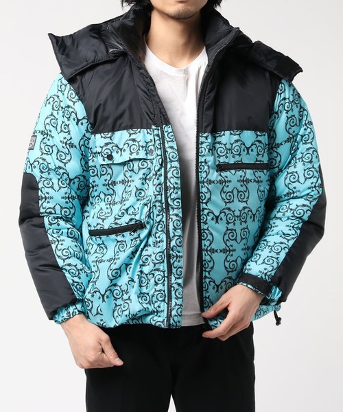F-LAGSTUF-F（フラグスタフ）の「【F-LAGSTUF-F】パックジャケット / 19AW-FS-04（ダウンジャケット/コート・メンズ・サックスブルー/ブラック・MEDIUM/LARGE）」の2枚目の写真