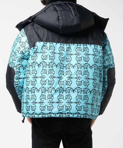 F-LAGSTUF-F（フラグスタフ）の「【F-LAGSTUF-F】パックジャケット / 19AW-FS-04（ダウンジャケット/コート・メンズ・サックスブルー/ブラック・MEDIUM/LARGE）」の4枚目の写真