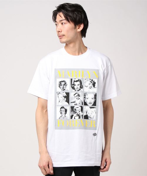 PARKS TOKYO SELECT（パークストウキョウセレクト）の「【Radio Days/ラジオ・デイズ】（UN）MARILYN MONROE TEE（Tシャツ/カットソー・メンズ・ブラック/ホワイト/ホワイト系その他/ホワイト系その他2/ホワイト系その他3・SMALL/MEDIUM/LARGE）」の3枚目の写真