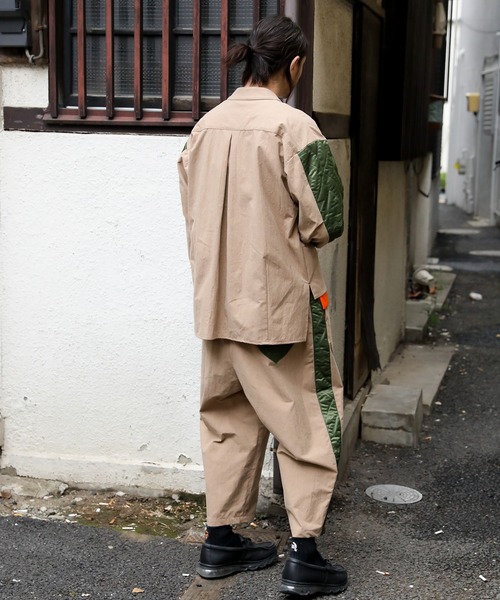 masterkey（マスターキー）の「ms4331-BUMP-SHIRTS（シャツ/ブラウス・メンズ・ベージュ/ブラック・2/1）」の5枚目の写真