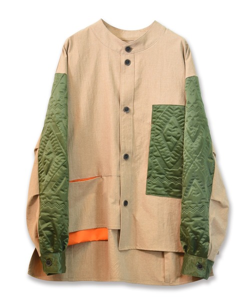 masterkey（マスターキー）の「ms4331-BUMP-SHIRTS（シャツ/ブラウス・メンズ・ベージュ/ブラック・2/1）」の13枚目の写真