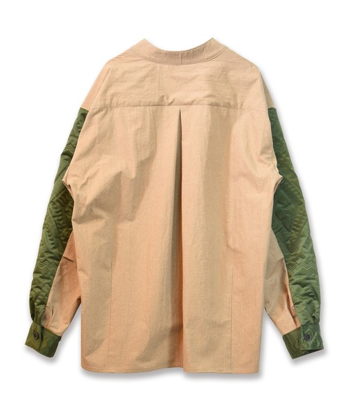 masterkey（マスターキー）の「ms4331-BUMP-SHIRTS（シャツ/ブラウス・メンズ・ベージュ/ブラック・2/1）」の4枚目の写真