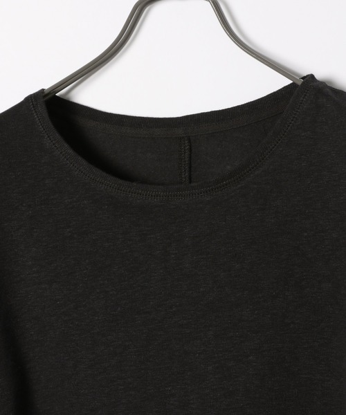 LAKOLE（ラコレ）の「リネンMIXボクシーTシャツ / LAKOLE（Tシャツ/カットソー・レディース・ホワイト/サンドグレー/レッド/ネイビー/ブラック/ブラウン・SMALL/MEDIUM）」の15枚目の写真