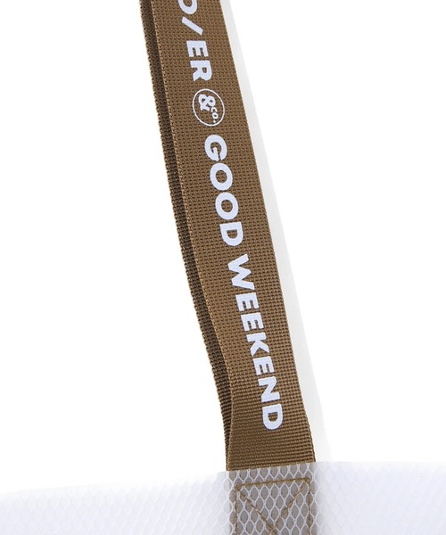 WEEKEND(ER)(ウィークエンダー)の「WEEKEND(ER)/ウィークエンダー GHOST-TEX FLAT TOTE(トートバッグ・レディース・ライトグリーン/ベージュ・FREE)」の10枚目の写真