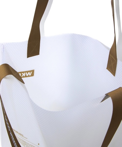 WEEKEND(ER)(ウィークエンダー)の「WEEKEND(ER)/ウィークエンダー GHOST-TEX FLAT TOTE(トートバッグ・レディース・ライトグリーン/ベージュ・FREE)」の11枚目の写真