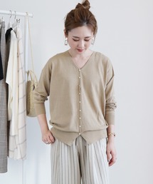 AMERICAN HOLIC | Vネック2WAYニットカーディガン　＊〇(カーディガン/ボレロ)