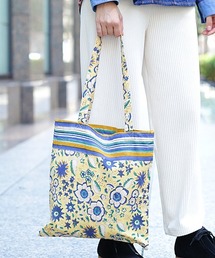 ブロックプリントエコトートバッグ