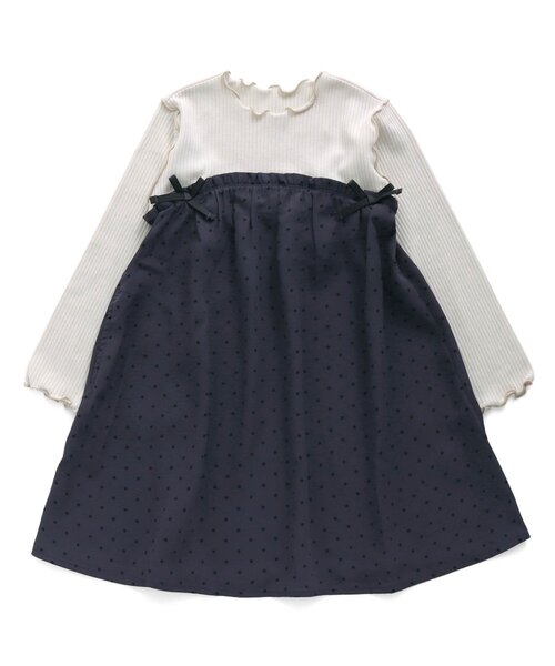 Apres Les Cours アプレレクール の メロウテレコ 柄ワンピース ワンピース Wear