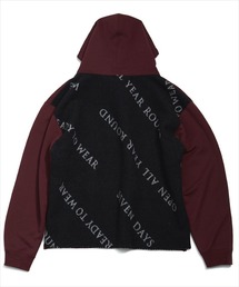 soe | soe/ソーイ/Logo Type Hoodie Switching Fabric(パーカー)
