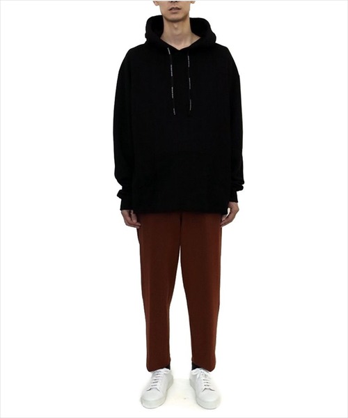 soe（ソーイ）の「soe/ソーイ/Logo Type Hoodie Switching Fabric 