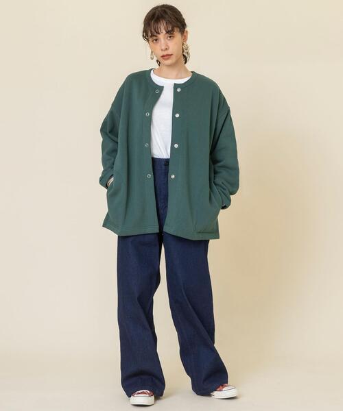coen（コーエン）の「デニムベイカーパンツ（デニムパンツ・レディース・ナチュラル/ネイビー・LARGE/SMALL/MEDIUM）」の8枚目の写真