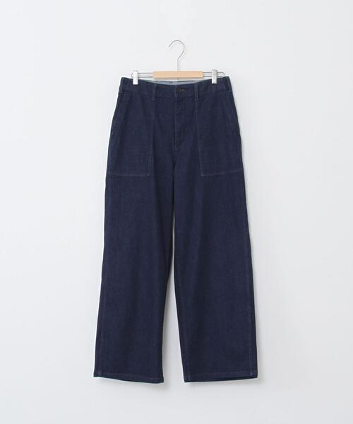 coen（コーエン）の「デニムベイカーパンツ（デニムパンツ・レディース・ナチュラル/ネイビー・LARGE/SMALL/MEDIUM）」の22枚目の写真