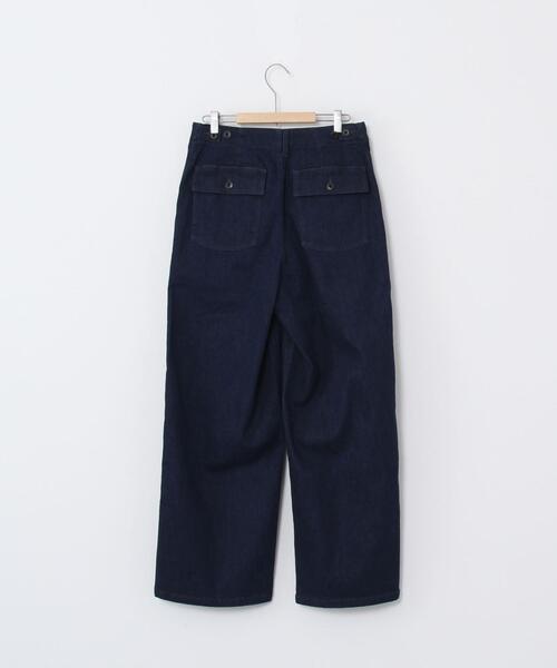 coen（コーエン）の「デニムベイカーパンツ（デニムパンツ・レディース・ナチュラル/ネイビー・LARGE/SMALL/MEDIUM）」の20枚目の写真