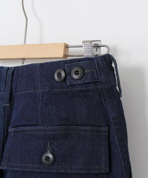 coen（コーエン）の「デニムベイカーパンツ（デニムパンツ・レディース・ナチュラル/ネイビー・LARGE/SMALL/MEDIUM）」の16枚目の写真