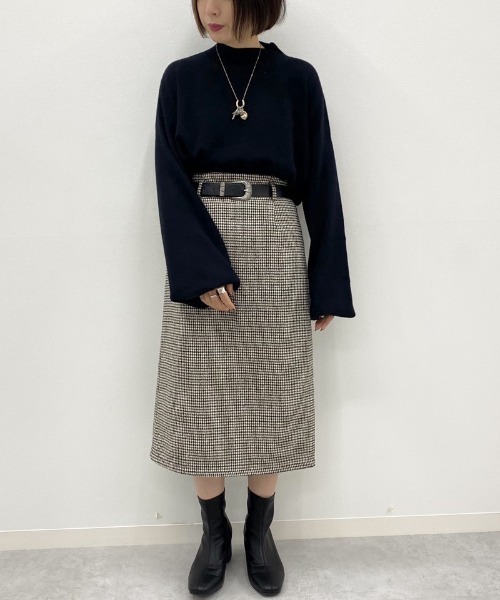 apres jour mignon(アプレジュールミニョン)の「アソートチェックナロースカート【ZOZOTOWN限定アイテム】(スカート・レディース・その他/ブラウン系その他/ブラック系その他/カーキ・X-LARGE/フリー)」の14枚目の写真
