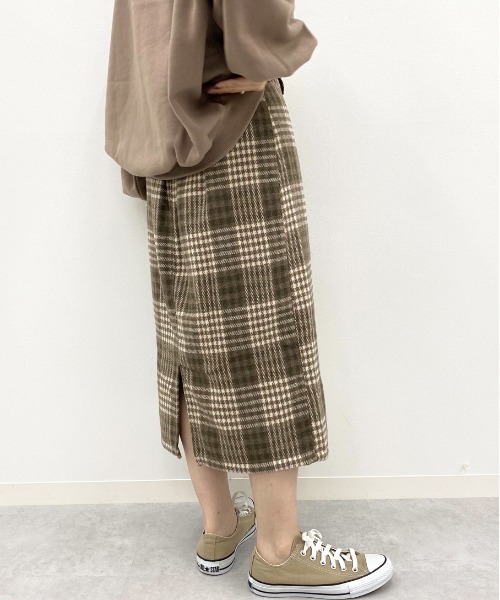apres jour mignon(アプレジュールミニョン)の「アソートチェックナロースカート【ZOZOTOWN限定アイテム】(スカート・レディース・その他/ブラウン系その他/ブラック系その他/カーキ・X-LARGE/フリー)」の19枚目の写真