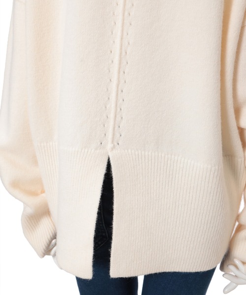 fifth(フィフス)の「バックスリットタートルニット(ニット/セーター・レディース・オフホワイト/ブルー/ブラック・MEDIUM)」の10枚目の写真