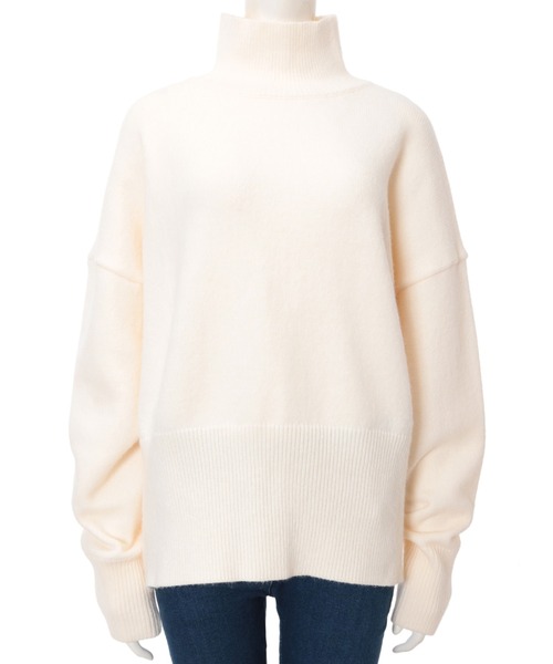 fifth(フィフス)の「バックスリットタートルニット(ニット/セーター・レディース・オフホワイト/ブルー/ブラック・MEDIUM)」の12枚目の写真