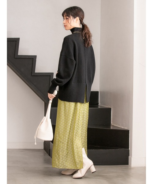 fifth(フィフス)の「バックスリットタートルニット(ニット/セーター・レディース・オフホワイト/ブルー/ブラック・MEDIUM)」の22枚目の写真