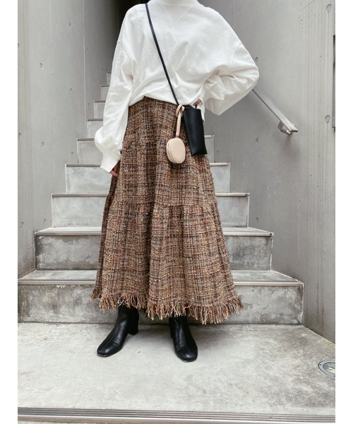 SHENERY（シーナリー）の「バイカラーミニショルダー（ショルダーバッグ・レディース・グレー/ベージュ/ブラック・FREE）」の10枚目の写真