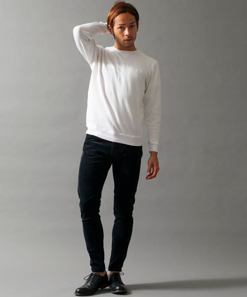 BEAUTY&YOUTH UNITED ARROWS（ビューティーアンドユースユナイテッドアローズ）の「BY USA トライブレンド クルーネック スウェット ◆（スウェット・メンズ・ホワイト/グレー/ネイビー・X-LARGE/LARGE/SMALL/MEDIUM）」の12枚目の写真