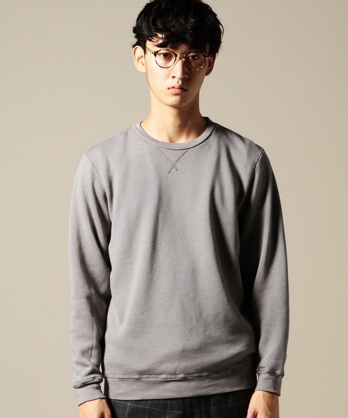 BEAUTY&YOUTH UNITED ARROWS（ビューティーアンドユースユナイテッドアローズ）の「BY USA トライブレンド クルーネック スウェット ◆（スウェット・メンズ・ホワイト/グレー/ネイビー・X-LARGE/LARGE/SMALL/MEDIUM）」の7枚目の写真