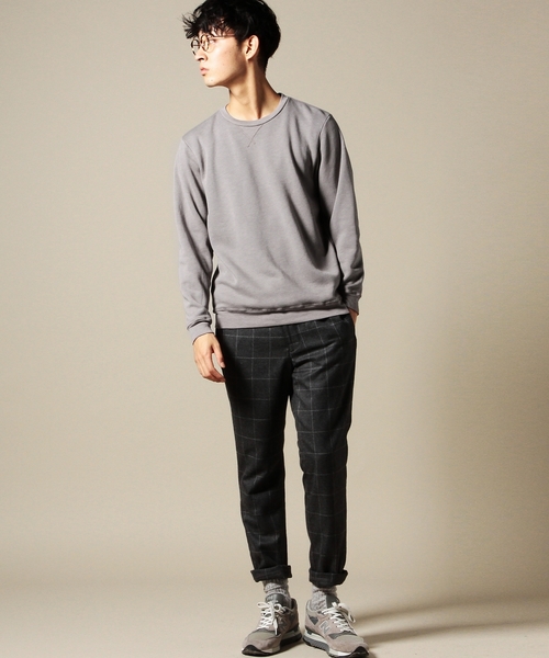 BEAUTY&YOUTH UNITED ARROWS（ビューティーアンドユースユナイテッドアローズ）の「BY USA トライブレンド クルーネック スウェット ◆（スウェット・メンズ・ホワイト/グレー/ネイビー・X-LARGE/LARGE/SMALL/MEDIUM）」の9枚目の写真