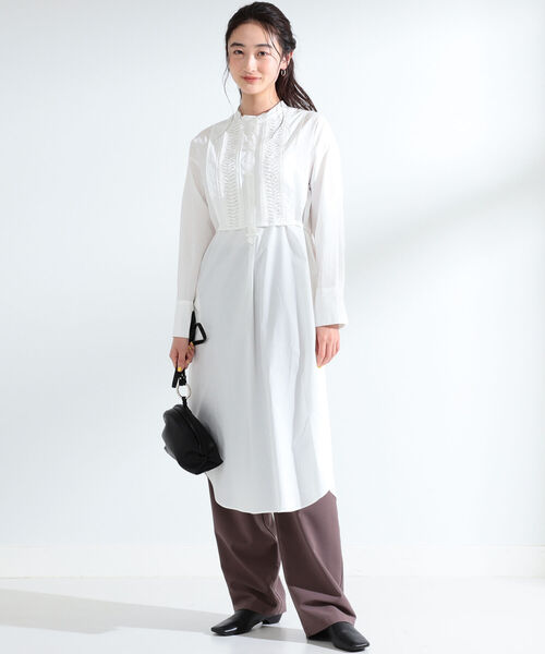 Ray BEAMS(レイビームス)の「Ray BEAMS / 口バネ ボリューム バッグ(トートバッグ・レディース・ブラック/ベージュ・ONE SIZE)」の3枚目の写真