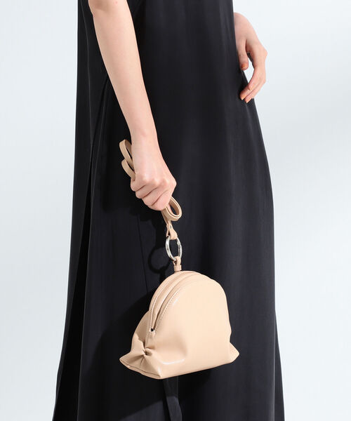 Ray BEAMS(レイビームス)の「Ray BEAMS / 口バネ ボリューム バッグ(トートバッグ・レディース・ブラック/ベージュ・ONE SIZE)」の7枚目の写真