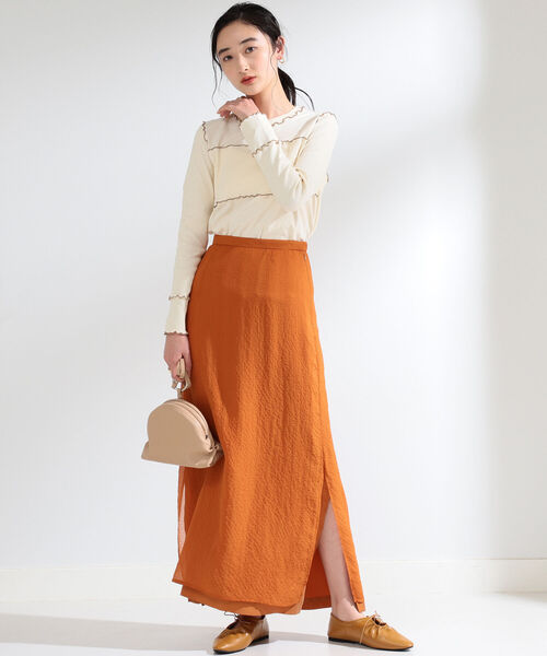 Ray BEAMS(レイビームス)の「Ray BEAMS / 口バネ ボリューム バッグ(トートバッグ・レディース・ブラック/ベージュ・ONE SIZE)」の10枚目の写真