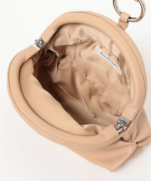 Ray BEAMS(レイビームス)の「Ray BEAMS / 口バネ ボリューム バッグ(トートバッグ・レディース・ブラック/ベージュ・ONE SIZE)」の22枚目の写真