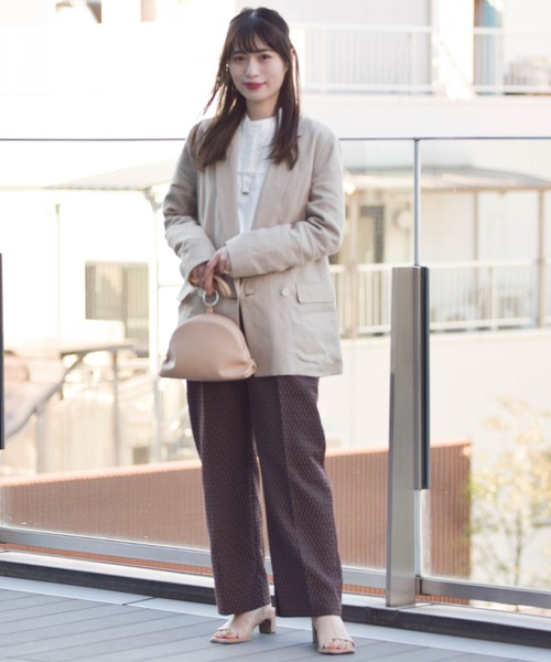 Ray BEAMS(レイビームス)の「Ray BEAMS / 口バネ ボリューム バッグ(トートバッグ・レディース・ブラック/ベージュ・ONE SIZE)」の16枚目の写真