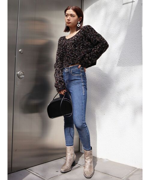 EMODA（エモダ）の「アーチショルダーバッグ（ショルダーバッグ・レディース・ブラック/ブラウン・FREE）」の7枚目の写真